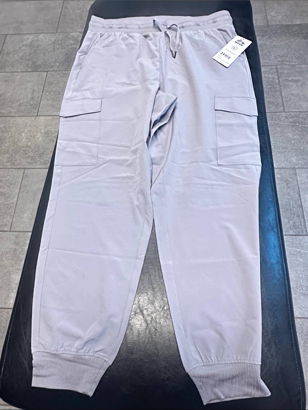 RBX Light Gray Cargo Jogger Pants